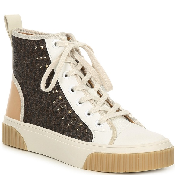 Michael Kors Gertie Studded High-Top  Size 9.5 - Picture 1 of 11
